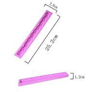 Joinor Cake Decoration Chain Silicone Fondant Mold Cake Decorating Pastry Gum Pastry Tool Fondant Candy Mold N4