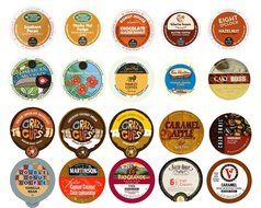Custom Variety Pack Sampler Flavored Coffee, Single Serve Cups for Keurig K Cup Brewers , 20 count