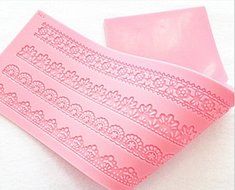 HSE New Lace Flower Shape Silicone Cake Fondant Chocolate Decorating Mat Mold Kitchen Bakeware Baking Cooking... N2