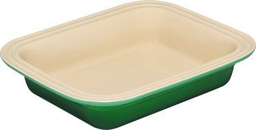 Le Creuset Fennel Stoneware Deep Dish Baker, 2.3 Quart