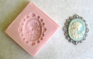 Victorian Cameo I Silicone Mold