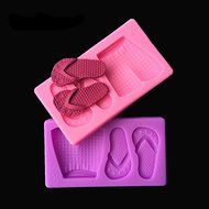 "Slippers Trousers Silicone Mold Fondant Cake Mould" shopping N3