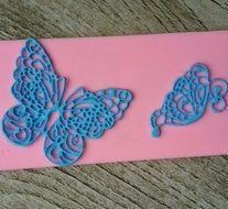 Butterfly Shape Silicone Mold Lace Cake Molds Fondant Tools Forma De Bolo Cake Decorating Tools Silicone Chocolate... N2