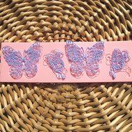 Butterfly Shape Silicone Mold Lace Cake Molds Fondant Tools Forma De Bolo Cake Decorating Tools Silicone Chocolate... N3