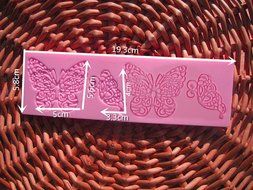 Butterfly Shape Silicone Mold Lace Cake Molds Fondant Tools Forma De Bolo Cake Decorating Tools Silicone Chocolate... N4