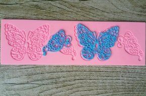 Butterfly Shape Silicone Mold Lace Cake Molds Fondant Tools Forma De Bolo Cake Decorating Tools Silicone Chocolate... N5