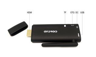 GuDenns M85 Quad Core Smart TV Dongle With Kodi Pre-installed Android 4.4 Kitkat System H.265 Wifi LAN Miracast... N6