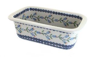 Polish Pottery Tulip Loaf Baker