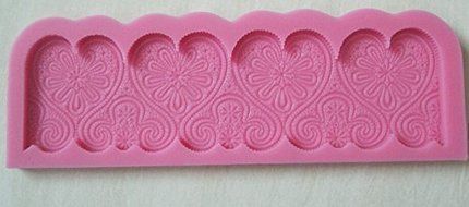 HSE 1pcs Chocolate Candy Jello 3D Beautiful Flower silicone fondant lace Mold Mould cake decoration/pastry tools