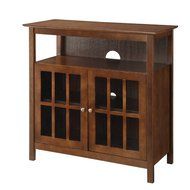 Convenience Concepts Contemporary Big Sur Highboy TV Stand, Espresso