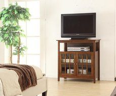 Convenience Concepts Contemporary Big Sur Highboy TV Stand, Espresso N2