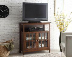 Convenience Concepts Contemporary Big Sur Highboy TV Stand, Espresso N3