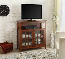 Convenience Concepts Contemporary Big Sur Highboy TV Stand, Espresso N4