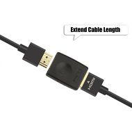 VCE (2 PACK) HDMI Female to Female Adapter Gold Plated High Speed HDMI Female Coupler 3D&amp;4K Resolution N2
