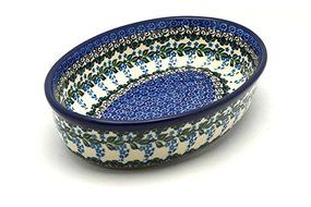 Polish Pottery Baker - Oval - Medium - Wisteria