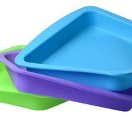 Wax Deep Dish Container Tray - Bulk Set of 3 - Assorted Colors N3