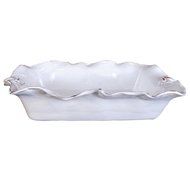 Abigails Fleur De Lis White Casserole Dish, Rectangle