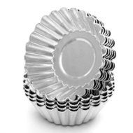 Lariy Home Egg Tart Aluminum Cupcake Cake Cookie Mold Pudding Mould Baking Tool BG N2