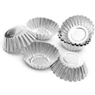 Lariy Home Egg Tart Aluminum Cupcake Cake Cookie Mold Pudding Mould Baking Tool BG N3