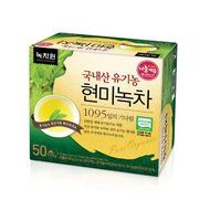 [Nokchawon] NEW USDA Certified Organic Brown Rice Green Tea 50 Tea Bags.