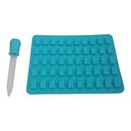 L.Store (R) 50- Cavity Silicone Gummy Bear Choclate Candy Mold with Dropper L.Store N2