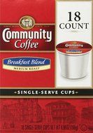 Community Coffee Breakfast Blend Single-Serve Coffee, 18 Count N6