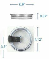 Purchase cover LId seal against leaks. And receive full protection From spilling ,The Lid fits most 30 oz Tumblr... N5