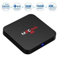 NinkBox M9C max 4K Android 6.0 Marshmallow Emmc Quad Core Amlogic S905X 2G+16G TV Box with Kodi 16.1 H.265 HDMI...
