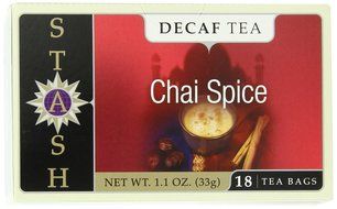 Stash Tea Company Decaf Chai Spice Tea, 18 Count Tea Bags N3