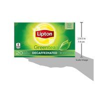 Lipton Green Tea Bags, Decaffeinated 20 ct N3