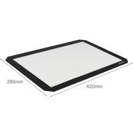 Lagute leChef Silicone Baking Mat (Black / 420*280*0.7mm) N2