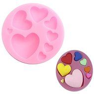 "Beautiful Silicone Heart Love Shape Fondant Mold Mould 3D Cake Decoration" shopping