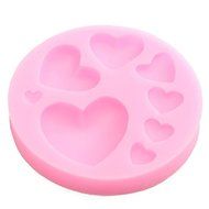 "Beautiful Silicone Heart Love Shape Fondant Mold Mould 3D Cake Decoration" shopping N3