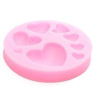 "Beautiful Silicone Heart Love Shape Fondant Mold Mould 3D Cake Decoration" shopping N4