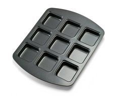 Baker's Advantage Nonstick Brownie Bar Pan, 9-Cavity N2