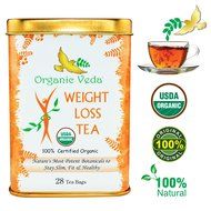 Organic Moringa Weight Loss Tea (28 Potent Tea Bags). Herbal Tea with Weight Loss properties. USDA Certified Organic...