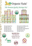 Organic Moringa Weight Loss Tea (28 Potent Tea Bags). Herbal Tea with Weight Loss properties. USDA Certified Organic... N7