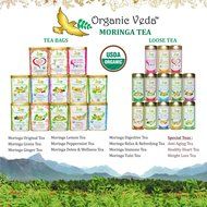 Organic Moringa Weight Loss Tea (28 Potent Tea Bags). Herbal Tea with Weight Loss properties. USDA Certified Organic... N9