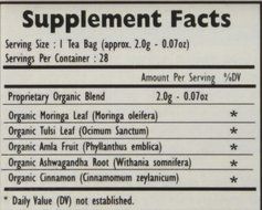 Organic Moringa Weight Loss Tea (28 Potent Tea Bags). Herbal Tea with Weight Loss properties. USDA Certified Organic... N22
