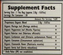 Organic Moringa Weight Loss Tea (28 Potent Tea Bags). Herbal Tea with Weight Loss properties. USDA Certified Organic... N27