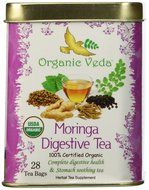 Organic Moringa Weight Loss Tea (28 Potent Tea Bags). Herbal Tea with Weight Loss properties. USDA Certified Organic... N28