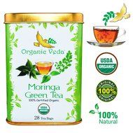 Organic Moringa Weight Loss Tea (28 Potent Tea Bags). Herbal Tea with Weight Loss properties. USDA Certified Organic... N29