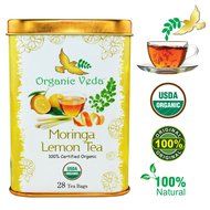 Organic Moringa Weight Loss Tea (28 Potent Tea Bags). Herbal Tea with Weight Loss properties. USDA Certified Organic... N43
