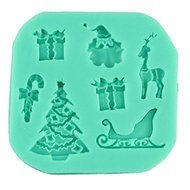 Valentine gift 3D Christmas Gift Silicone Fondant Cake Molds Soap Chocolate Mould