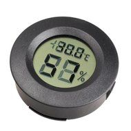 Vktech Mini LCD Celsius Digital Thermometer Humidity Meter Black N3