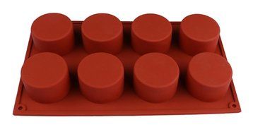 GogoForward 8 Holes Round Silicone Cake Mold 3D DIY baking Tools