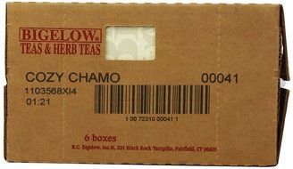 Bigelow Cozy Chamomile Herbal Tea, 20-Count Boxes (Pack of 6) N2