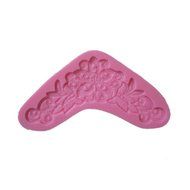 Allforhome 3d Triangle Lace Silicone Cupcake Mould Fondant Sugar Mini Mold Craft Molds DIY Cake Decorating Moulds N2