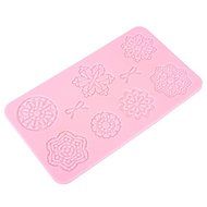 "Striped Bow Flower Fondant Cake Silicone Lace Mold Decorating Molds" shopping
