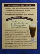 Teeccino Dandelion Dark Roast Herbal Coffee - 10 bags per pack -- 6 packs per case. N2